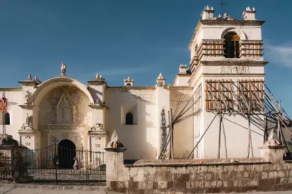The baroque church of Yanque
