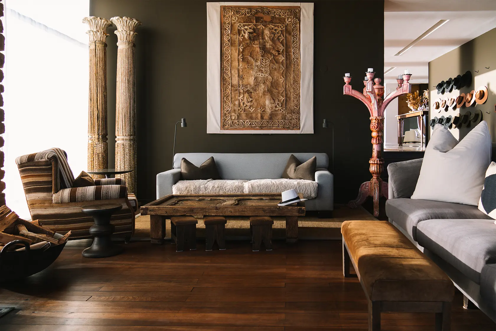 Cozy sitting area