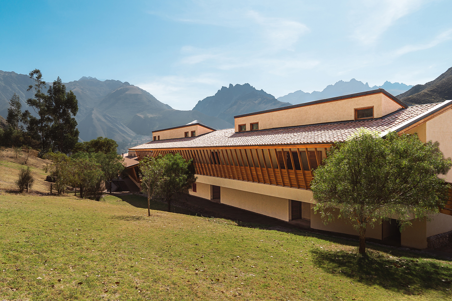 Explora Valle Sagrado Lodge from outside